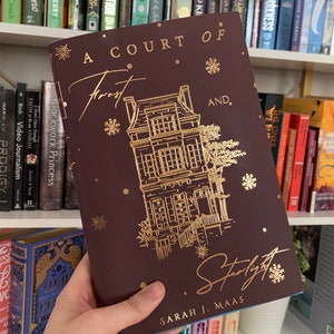 A Court of Thorns and Roses ACOTAR Dust Jackets Officially Licensed Hardback and Paperback Dust Jackets