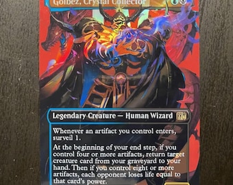 FF X MTG Holo Foil Proxy Card - Traveling Chocobo - Gold Foil