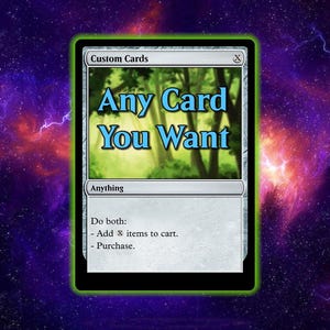 Cualquier tarjeta que quieras - Tarjeta de representación personalizada