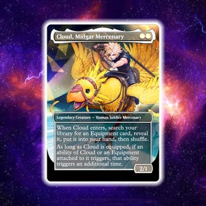 cloud midgar mercenary mtg commander deck Ep 3 | Add These: 5 Cards for Cloud, | Final Fantasy | EDH Cloud Midgar Mercenary Proxy -