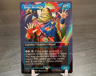 FF X MTG Holo Foil Proxy Card - Traveling Chocobo - Gold Foil