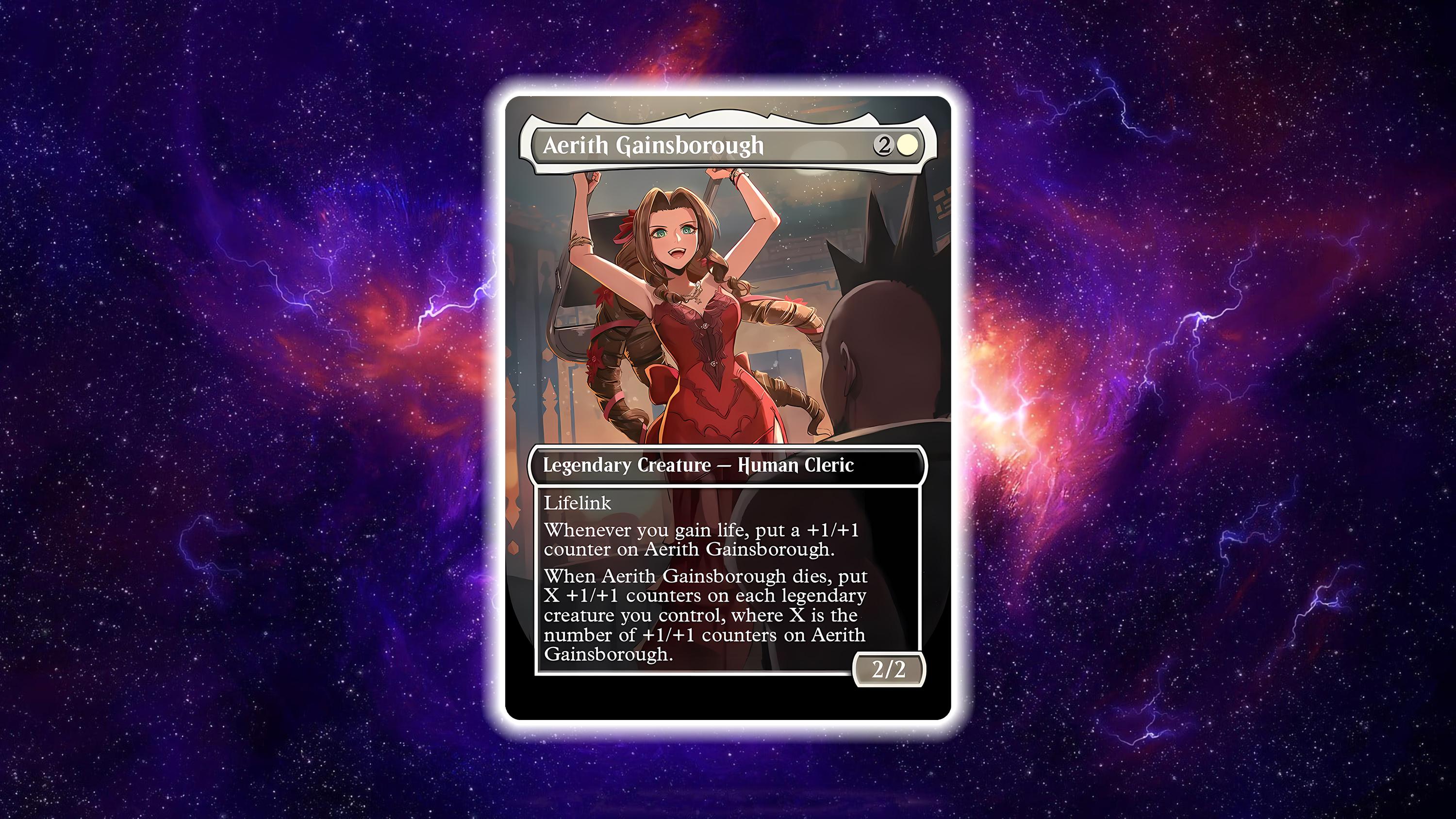 Aerith Card - Etsy