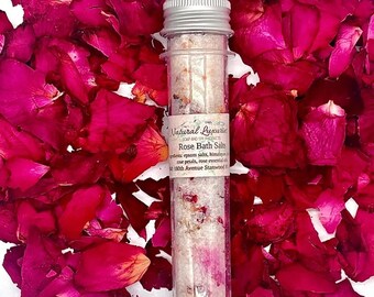 Rose Petal Single Use Bath Salts