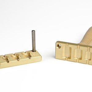 Bead press with three cushions, high