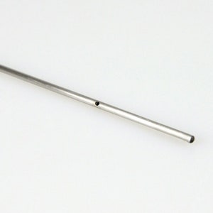 Hollow mandrel, 2 mm, with side opening for hollow beads