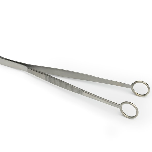 Tweezers with holding rings for working in the flame - for beads from 14 mm