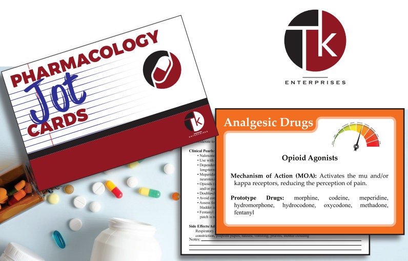 Tarjetas de notas de farmacología