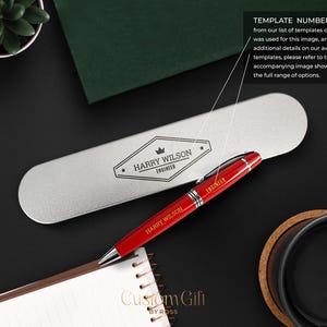 Corporate Pen Gifts with Logo - Engraved Ballpoint Luxury Promotional Items Business Pen Custom