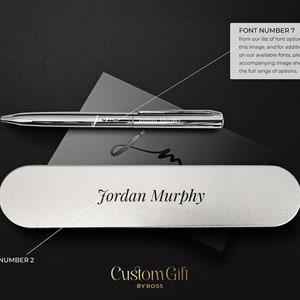 Aangepaste gegraveerde Jotter Chrome Pen Gift Gepersonaliseerde promotionele Fancy Office Luxe Pen in Box Geschenken voor leraren Advocaten Collega's en iedereen