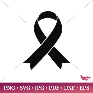 Cancer Awareness Ribbon | Breast Cancer Cinta | Instant Download SVG, EPS, PDF, png, jpg, dxf | Digital Download