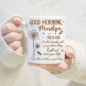 Personalized Christian Coffee Mug Bible Study Gift, Inspirational Mug For Christian Gift, Morning Positive Coffee Mug Gifts For Christians