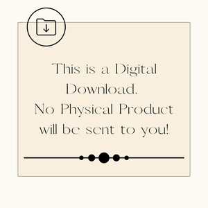 May include: A digital download icon with a folder and a downward arrow. The text reads "This is a Digital Download. No Physical Product will be sent to you!"