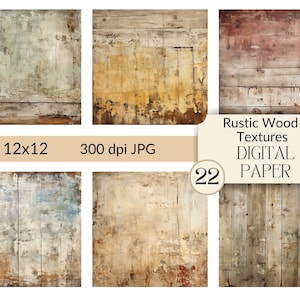 Oude noodlijdende houtpapier ongewenste dagboekpagina's Vintage getextureerde houten achtergrond aquarel gescheurd hout digitaal plakboek afdrukbaar papier