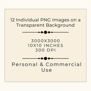 Puede incluir: Una lista de productos digitales para 12 im&aacute;genes PNG individuales sobre un fondo transparente. Las im&aacute;genes son de 3000 x 3000 p&iacute;xeles, 10 x 10 pulgadas y 300 DPI. La lista es para uso personal y comercial.