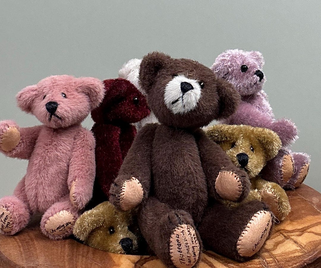 One Vintage Little Gem Brown Teddy Bear (1996) by Chu Ming Wu — a ...