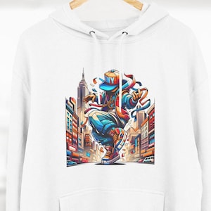 Graffiti Hoodie - New York Hooded Sweatshirt - Edgy Streetwear Hoodie | Shop Now!