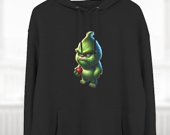 Christmas Grinch Hoodie: Holiday Hooded Sweatshirt