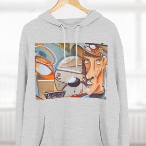 Graphic Street Art Hoodie: Urban Graffiti Sweatshirt