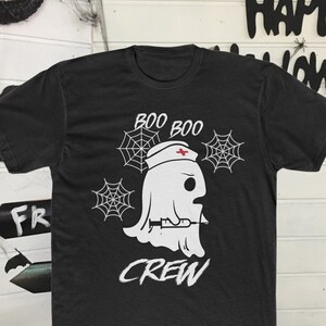 Halloween T-Shirt | Boo Boo Crew | Medical Professional Halloween Cotton Crew Tee | Shop Now!