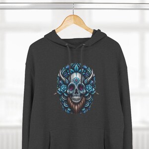 Skull Hoodie, Gothic Hooded Sweatshirt, Unisex Streetwear Graphic Hoodie | Shop Now!