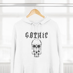 Gothic Skull Hoodie Sweatshirt - Graphic Hooded Sweatshirt, Gothic Streetwear Hoodie | Shop Now!