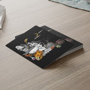 Cartes de poker, Cartes à jouer uniques, Jeu de cartes à graphismes Halloween, Cadeau poker pour Halloween | Achetez maintenant !