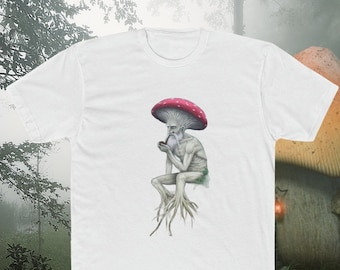 Mushroom Graphic T-Shirt: Trippy Psychedelic Cotton Tee