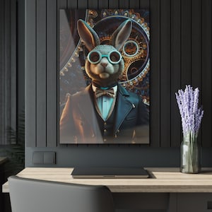 Add a touch of Steampunk elegance to your space with our Beautiful Large Steampunk Canvas Print. This contemporary wall art features vibrant colors making it a perfect statement decoration. Infuse your space with a touch of the industrial revolution.