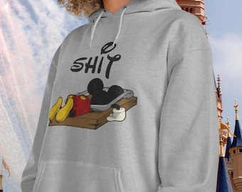 Sudadera con capucha divertida de Mickey y el campeón - Sudadera novedosa