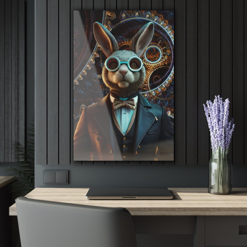 Add a touch of Steampunk elegance to your space with our Beautiful Large Steampunk Canvas Print. This contemporary wall art features vibrant colors making it a perfect statement decoration. Infuse your space with a touch of the industrial revolution.