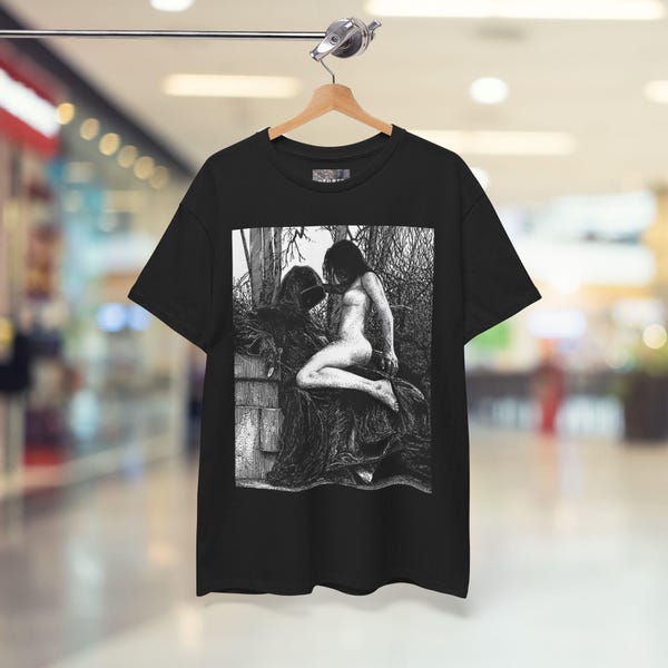 Camiseta gráfica «Amor o Lujuria» / Ropa urbana gótica
