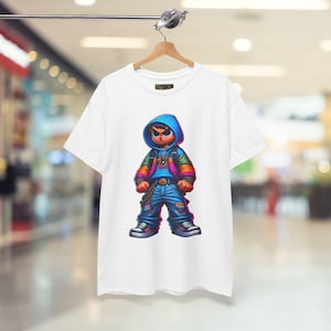 Grafik-T-Shirt - Stoned Creation Unisex aus schwerer Baumwolle T-Shirt, stilvolles Streetwear-Shirt, trendiges lässiges T-Shirt, Geschenk für Sie und Ihn