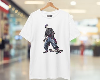 Unisex Heavy Cotton Graphic Tee: Stylish Streetwear Shirt