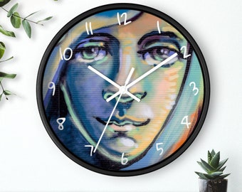 Graffiti Decor Wall Clock, Silent Operating Analog Clock, Unique Street Art Home Decor - Wall Clock | Shop Now!