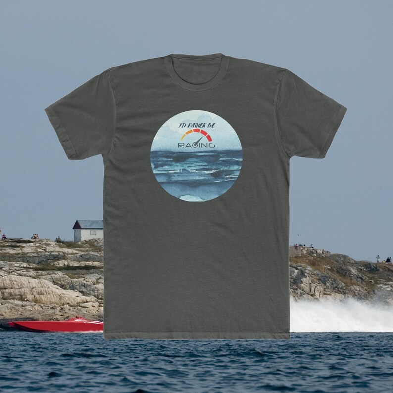 Graphic Tee, Unisex Cotton Crew Tshirt, Offshore Racing Graphic T