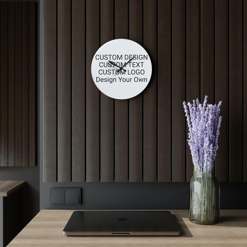 Customized Wall Clock - Customizable Silent Operating Analog Timepiece, Design Your Own image 8