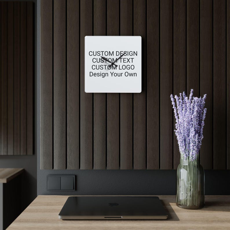 Customized Wall Clock - Customizable Silent Operating Analog Timepiece, Design Your Own image 6