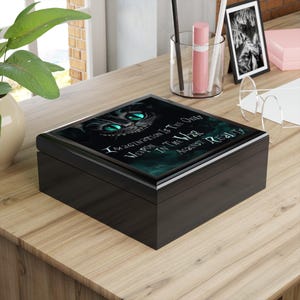 Inspirational Jewelry Box Organizer - Stash Box for Him, Unique Storage Gift for Her, Jewelry Holder Storage Box