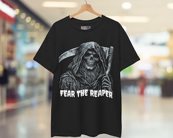 Grim Reaper Graphic T-Shirt, Dark Humor Tee, Stoned Creation