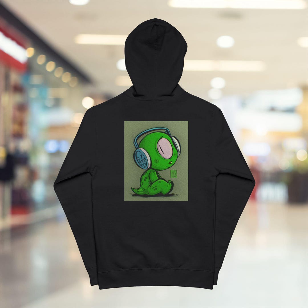 グリーンエイリアンパーカー | ジップアップスウェットシャツ - Etsy 日本