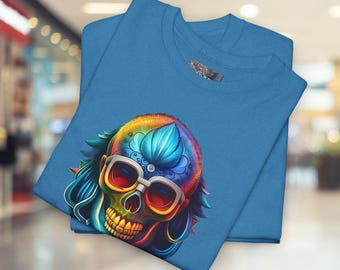 Grafik Schädel-T-Shirt | Alternative Streetwear