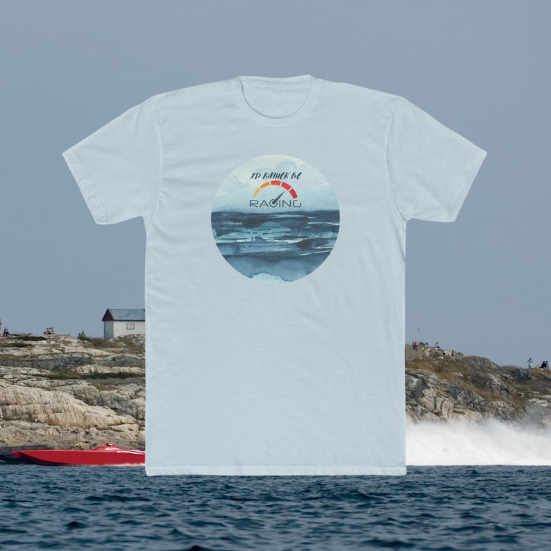Graphic Tee, Unisex Cotton Crew Tshirt, Offshore Racing Graphic T