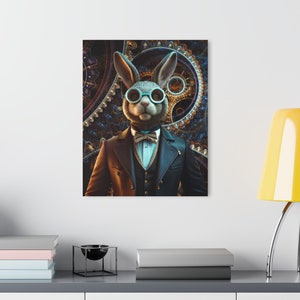 Add a touch of Steampunk elegance to your space with our Beautiful Large Steampunk Canvas Print. This contemporary wall art features vibrant colors making it a perfect statement decoration. Infuse your space with a touch of the industrial revolution.