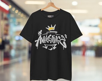 Urban Graffiti Streetwear Graphic Cotton Crew T-Shirt