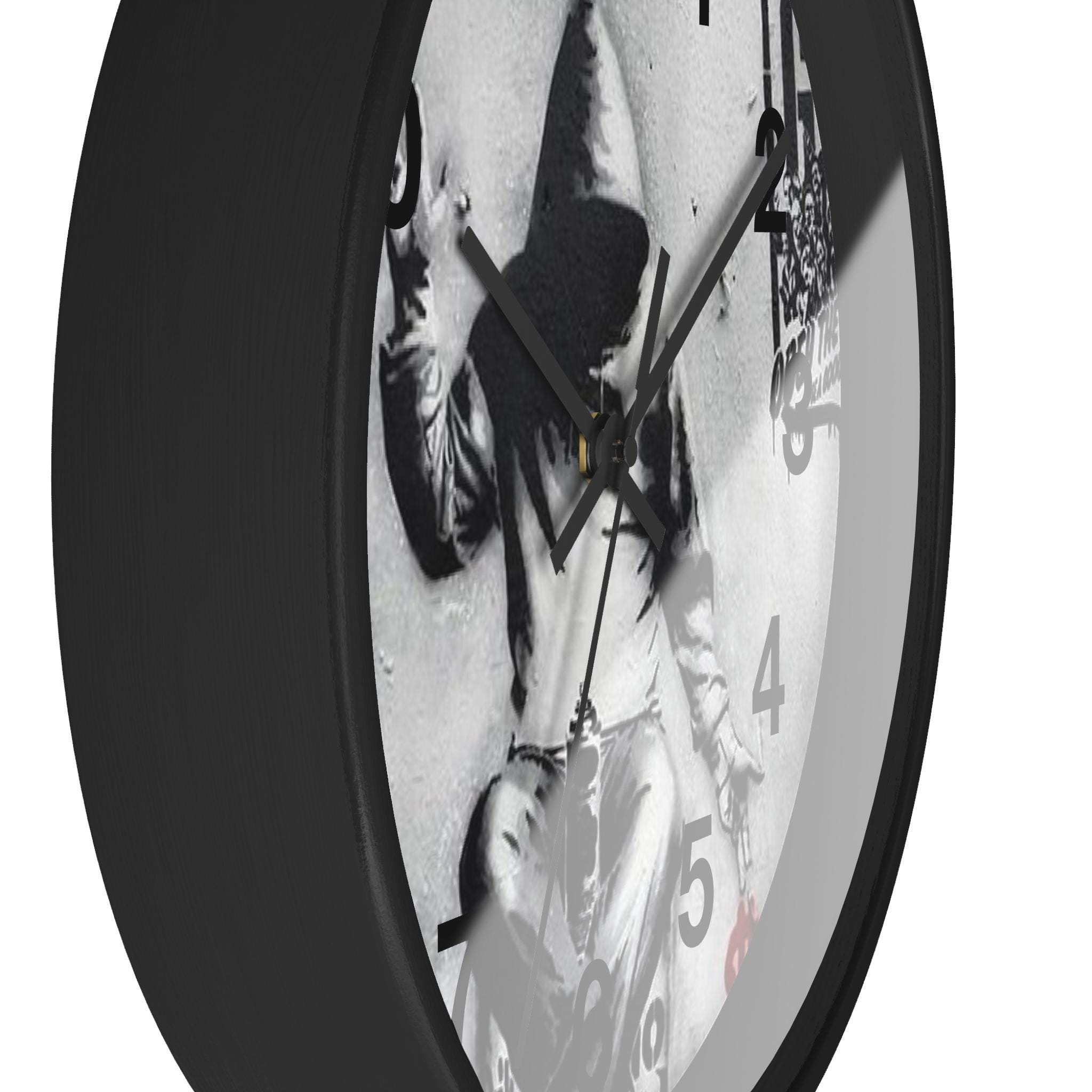 Banksy Graffiti Wall Clock: Silent Analog Home Decor - Etsy