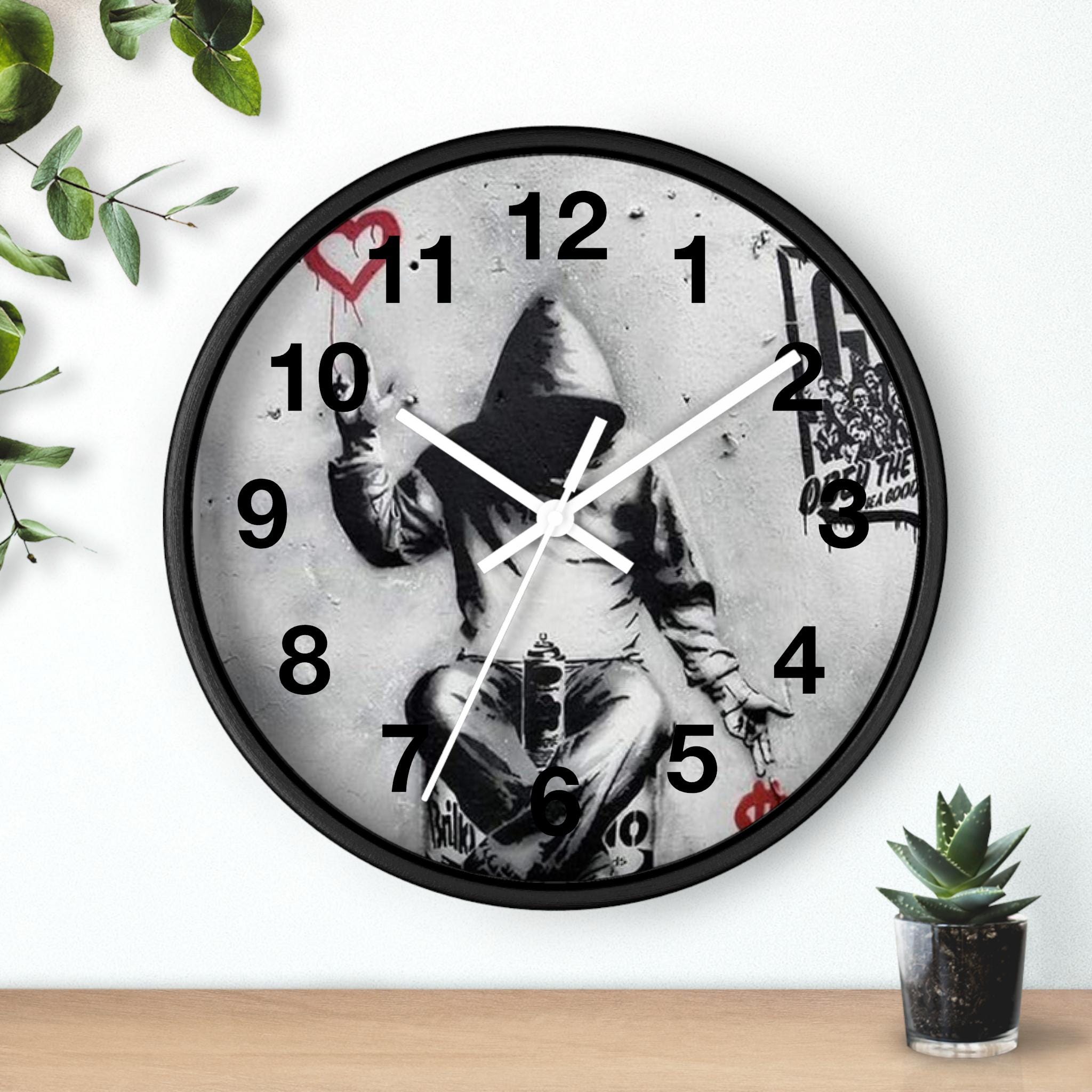 Banksy clock - Etsy France