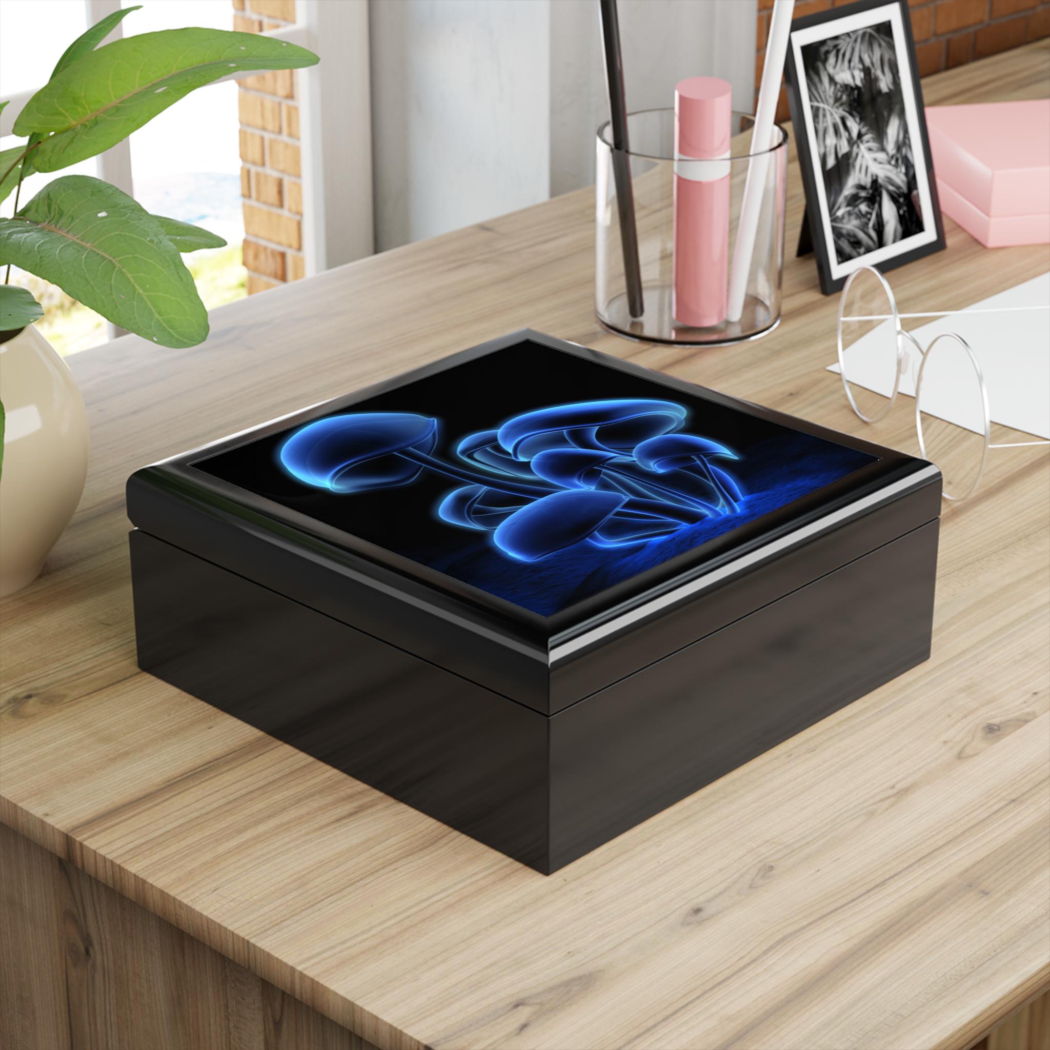 Psychedelic Jewelry Box - Trippy Mushroom Organizer for Her, Stash Box, Gift - Shop Now