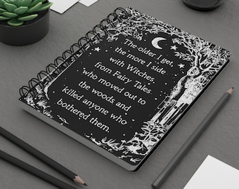 Witchcraft Woodland Spiral Bound Notebook Journal
