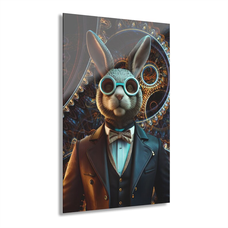 Add a touch of Steampunk elegance to your space with our Beautiful Large Steampunk Canvas Print. This contemporary wall art features vibrant colors making it a perfect statement decoration. Infuse your space with a touch of the industrial revolution.