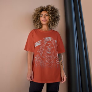 Champion Unisex Cotton Crew Tee, Graphic T-Shirt, Grim Reaper T-Shirt - Reaper Tee | Shop Now!